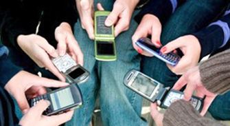 teenagers' mobile phones