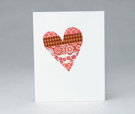 Free-Form Striped Heart - Step 5