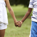 young kids holding hands Thumbnail