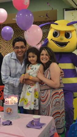 Ibtissam and parents