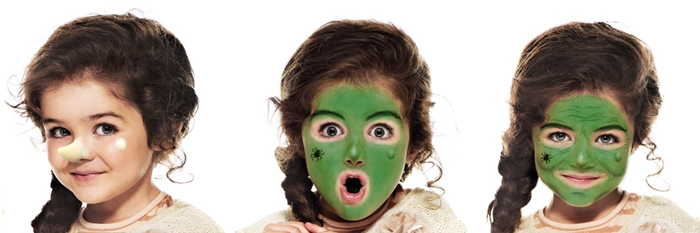 Witch face painting