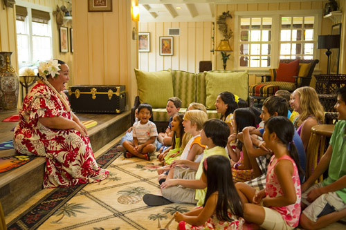 Aulani Beach House. Storytime
