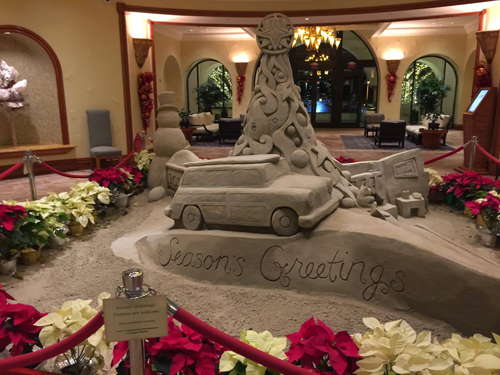 Holiday Sand Sculpture