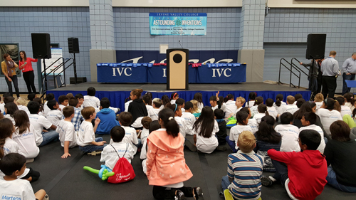 Astounding Inventions participants waiting for results