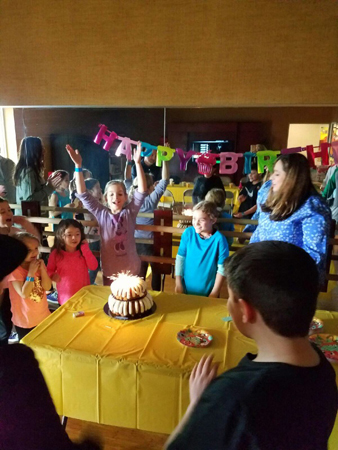 Amy Fink Birthday Cake singing