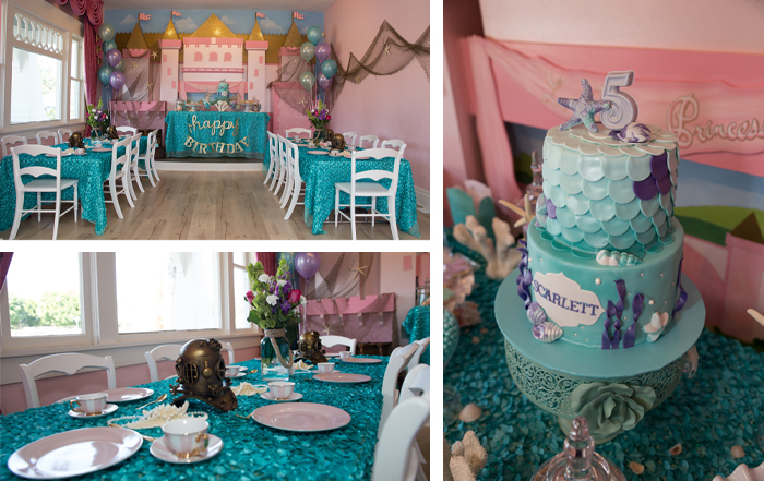 Mermaid tea Party Collage