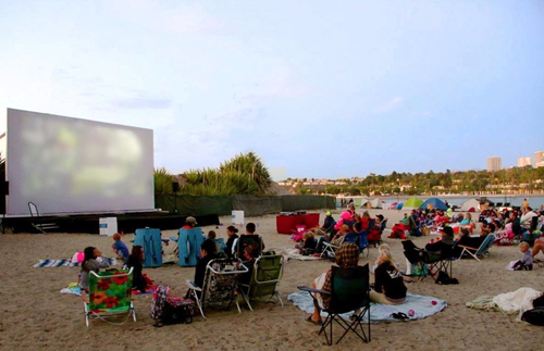 Movies on the Beach Newport Dunes