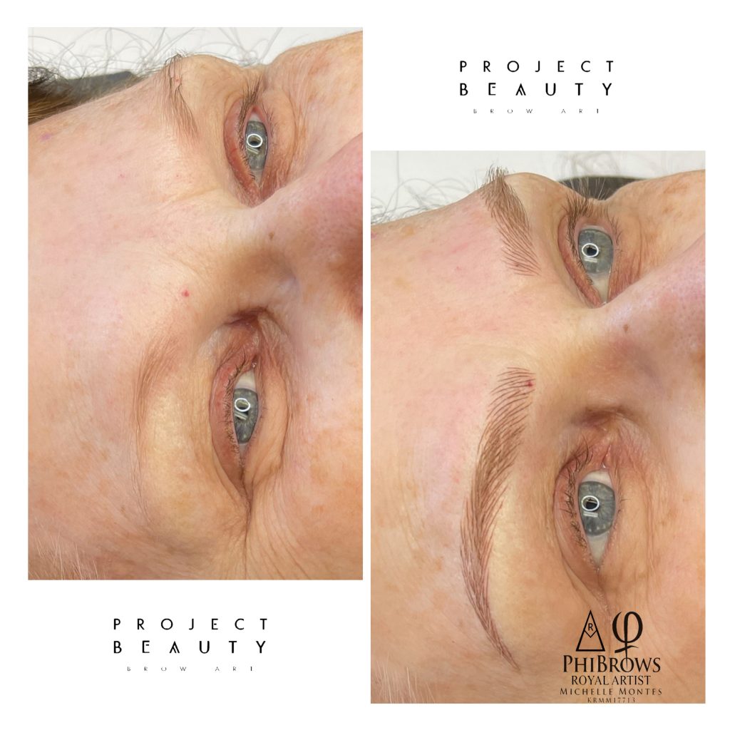 Project Beauty Brow Art Eyebrow Microblading in Fullerton