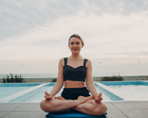 Mindful Mom Meditating for Stress