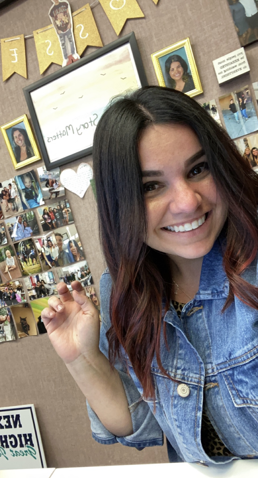 Sara Hosseni, a history teacher at Aliso Viejo Middle School in Aliso Viejo