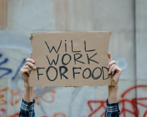 Will Work for Food Sign