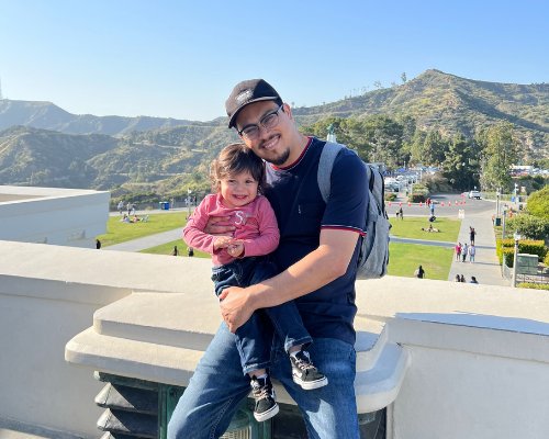 James Alvarez and daughter