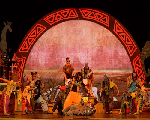 “Tale of the Lion King” Presented in Fantasyland Theatre at Disneyland Park - Simba and Scar’s Final Battle