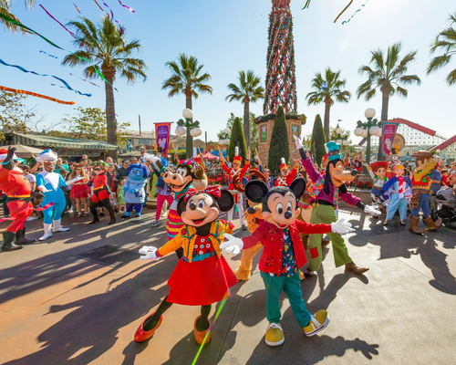 Mickey's Happy Holidays during Festival of Holidays at Disney California Adventure Park