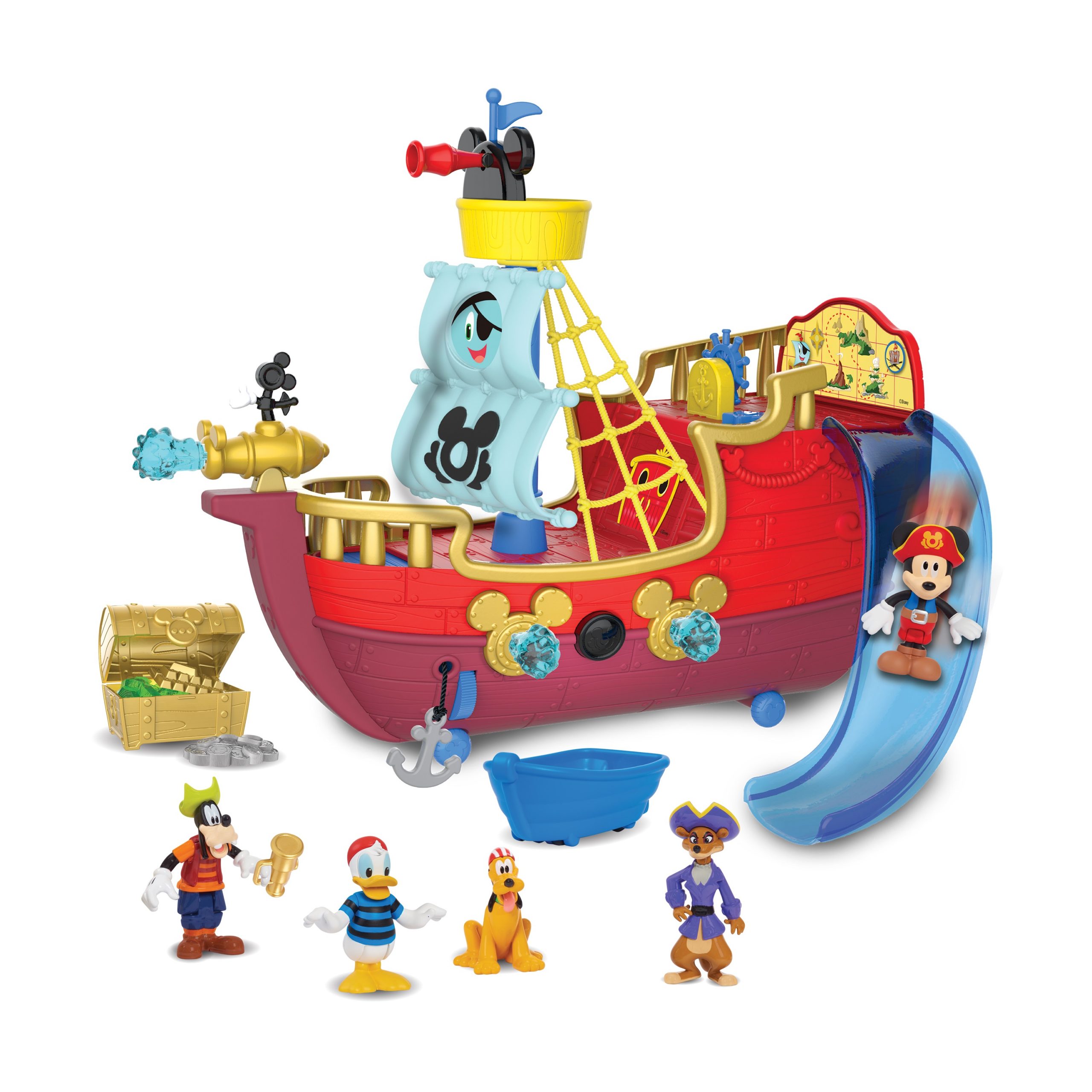 Disney Junior’s Mickey Mouse Funhouse Treasure Adventure Pirate Ship