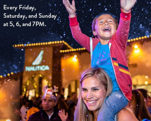 Snowy Nights Outlets of San Clemente