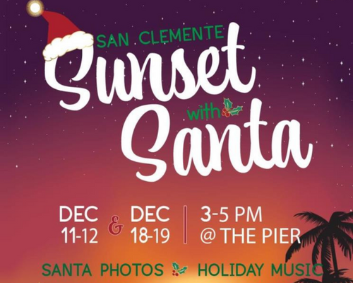 Sunsets With Santa San Clemente Information.
