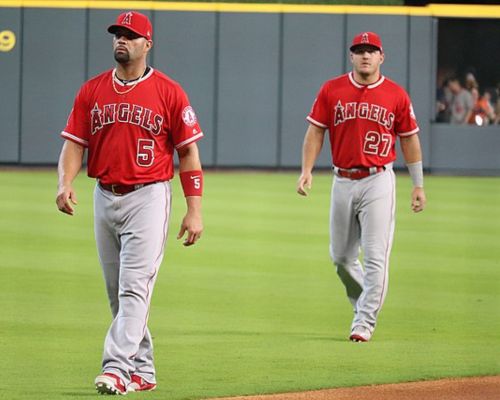 Albert Pujols and Mike Trout