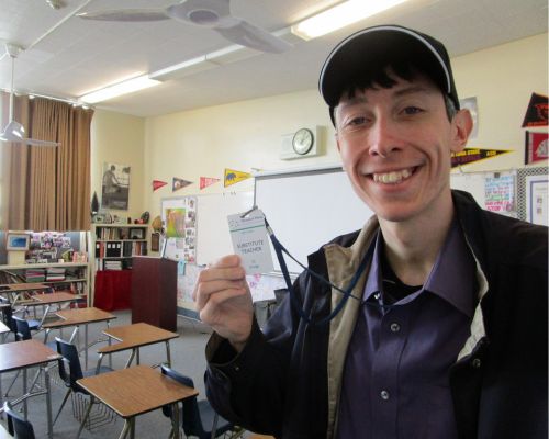 Kenslow - 1st Day as a Substitute Teacher, Ensign Intermediate School, March 25, 2022 (during school)