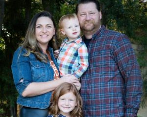Travis Hartman and family