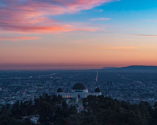 Sunset at Griffith Observatory