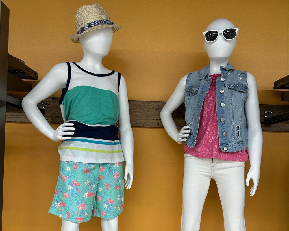 Trendy costumes of Barbie and Ken