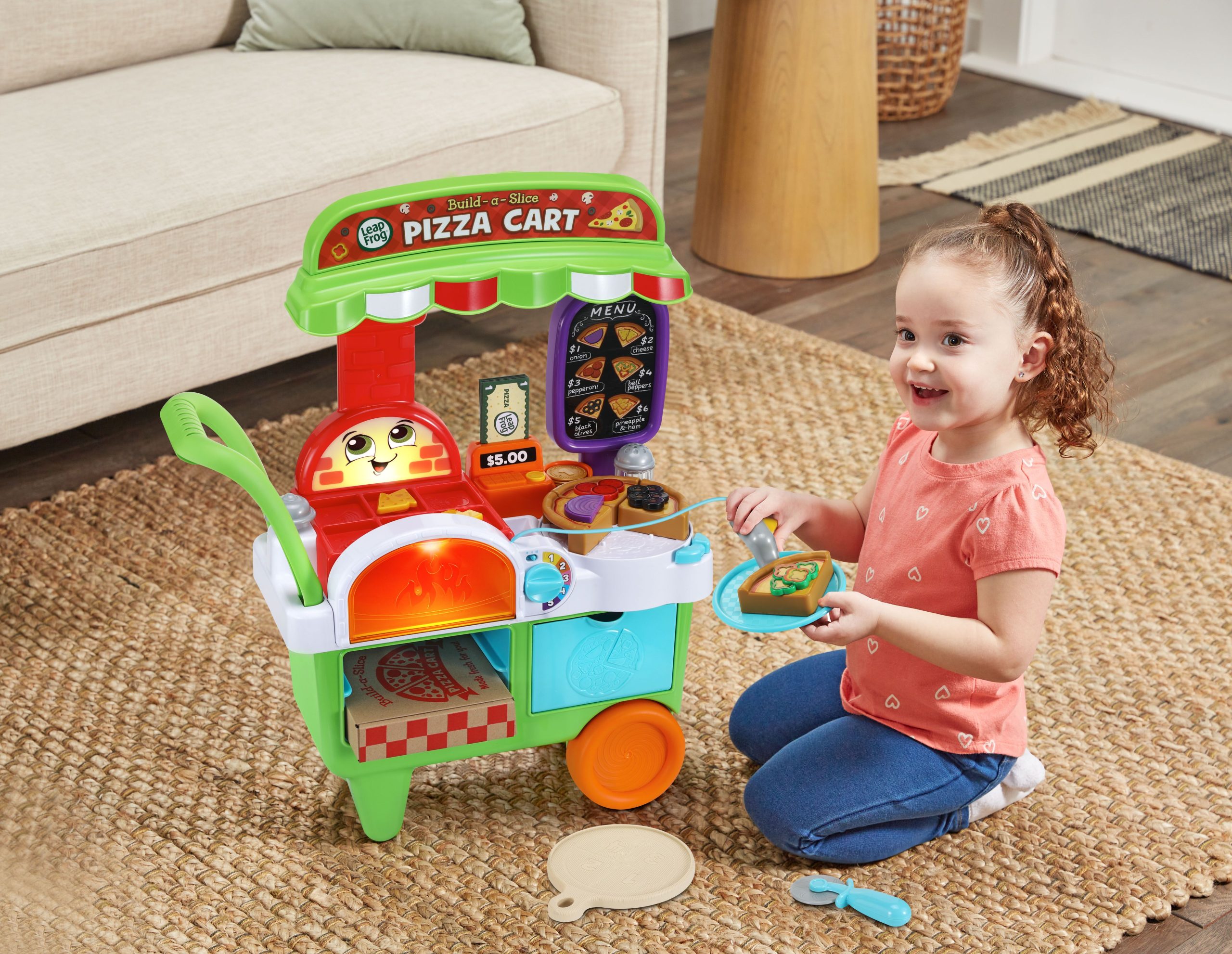 LeapFrog Build-a-Slice Pizza Cart