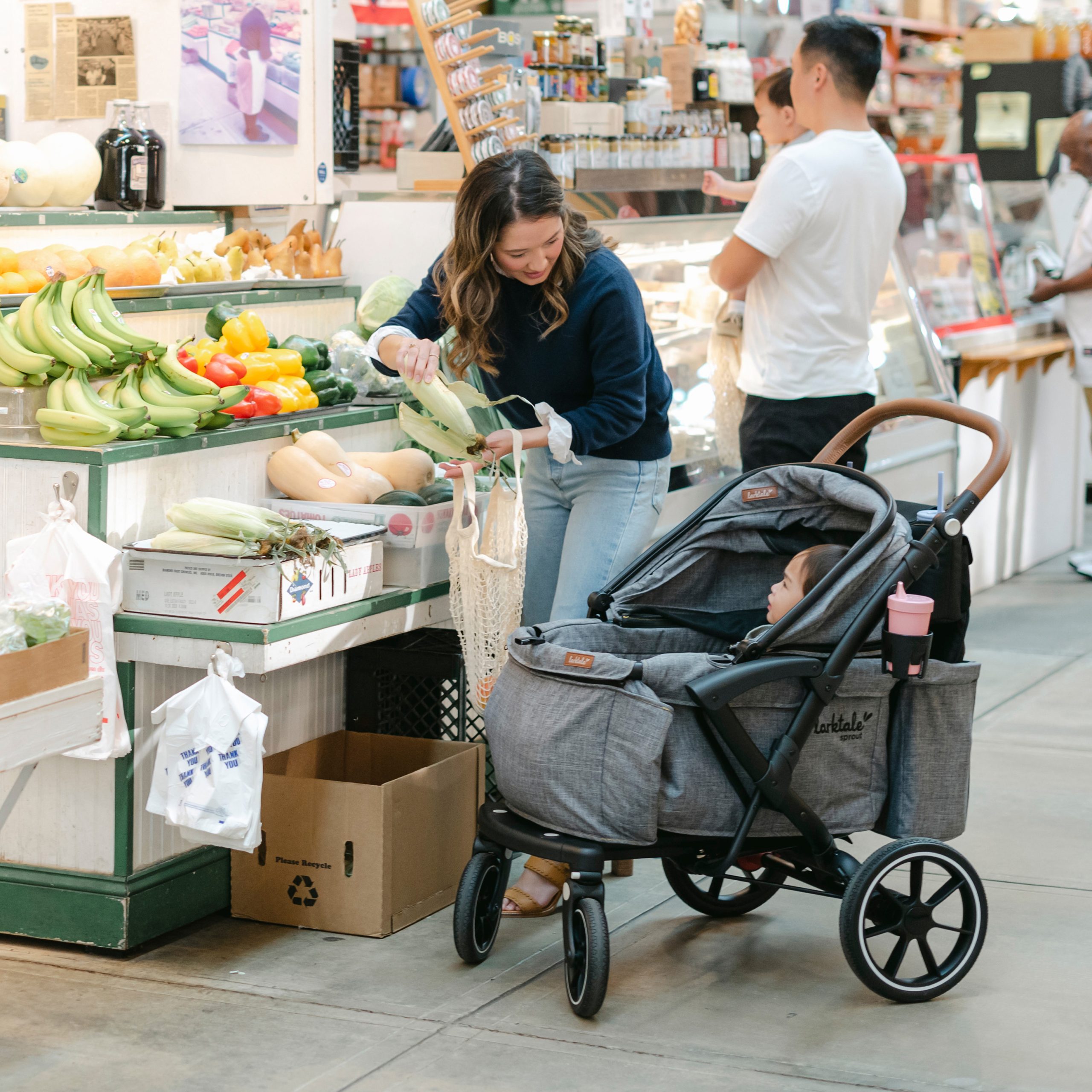 sprout single to double stroller:wagon