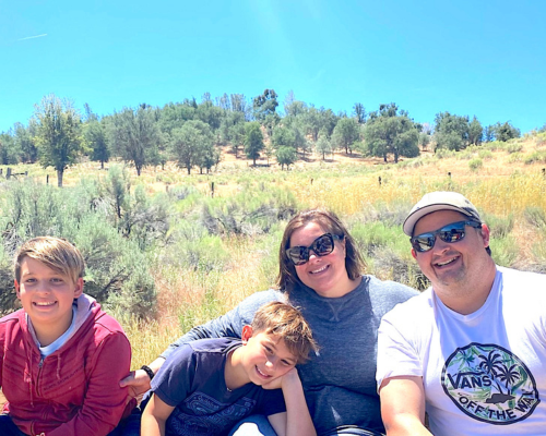 Lindsay Hermance with family