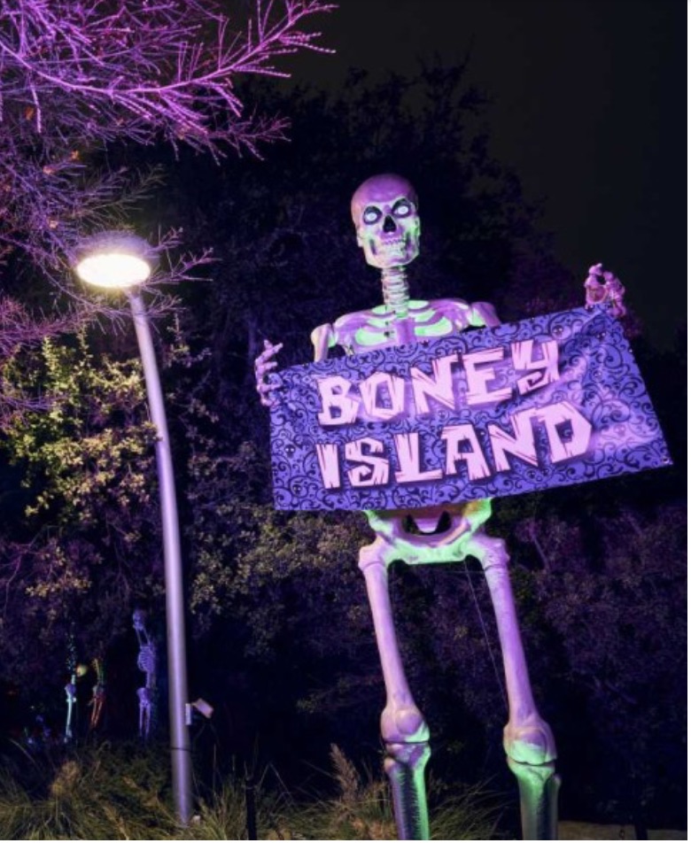 Boney Island Halloween Light Up Experience