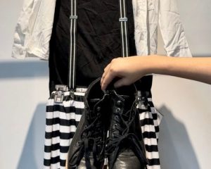 DIY beetle juice costume