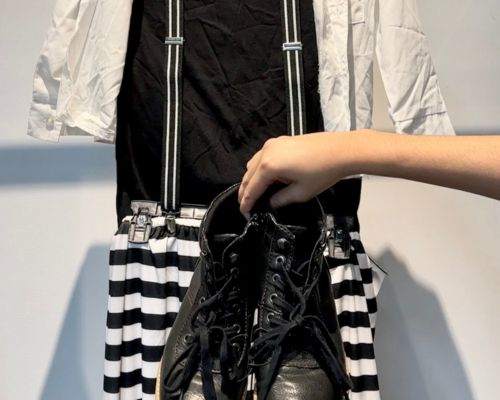 DIY beetle juice costume