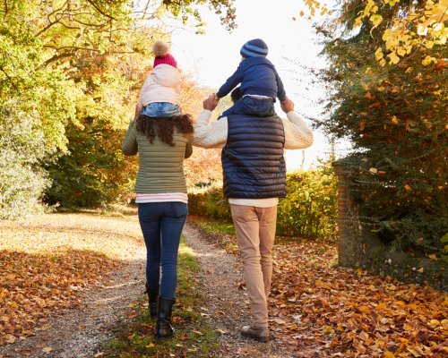 kids on parents shoulders
