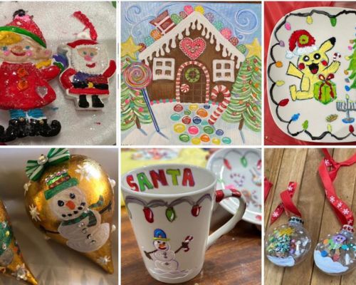 Art Therapy OC Holiday Crafts with family