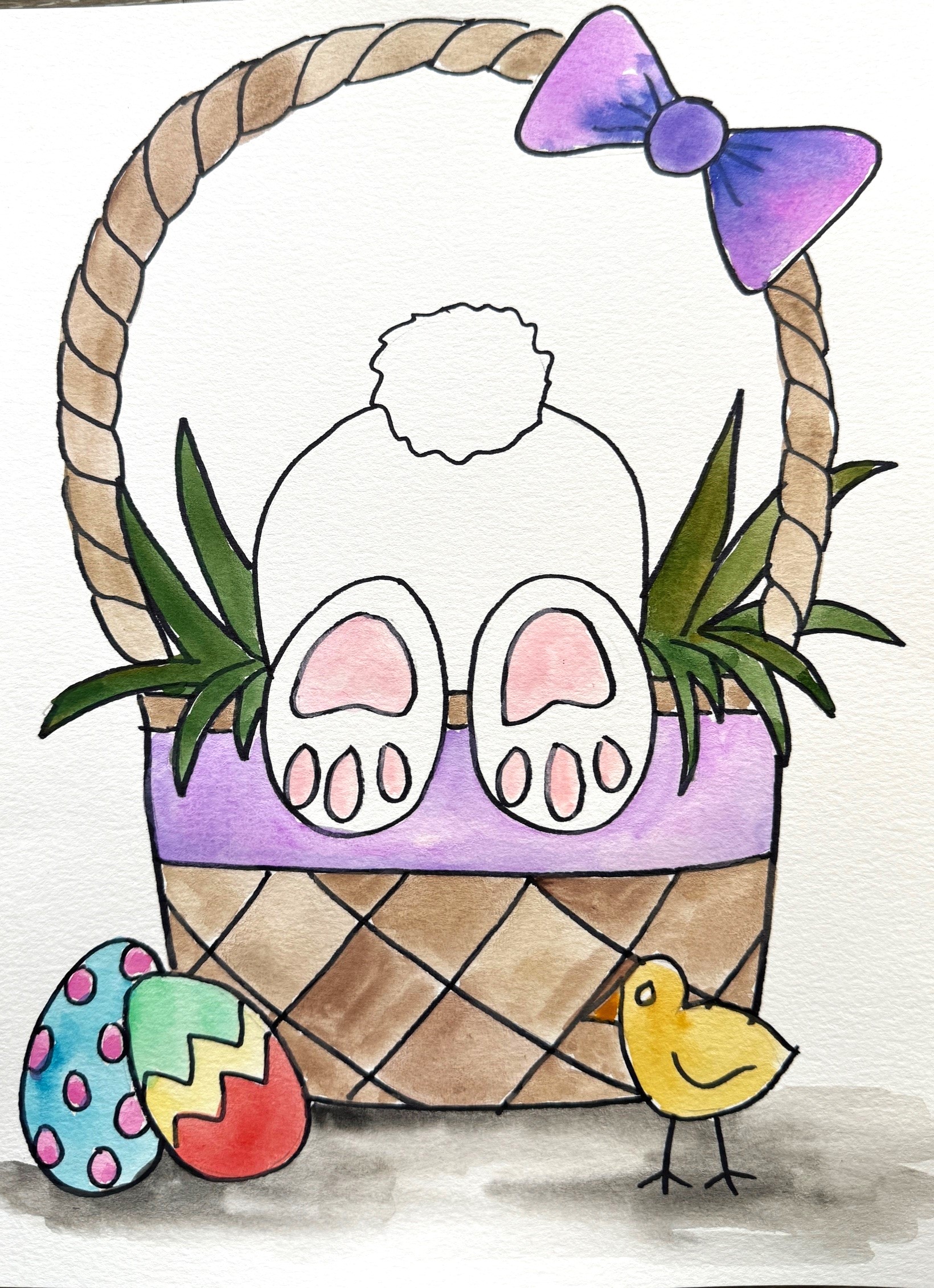 Easter Bunny Basket with Erna van Dyk