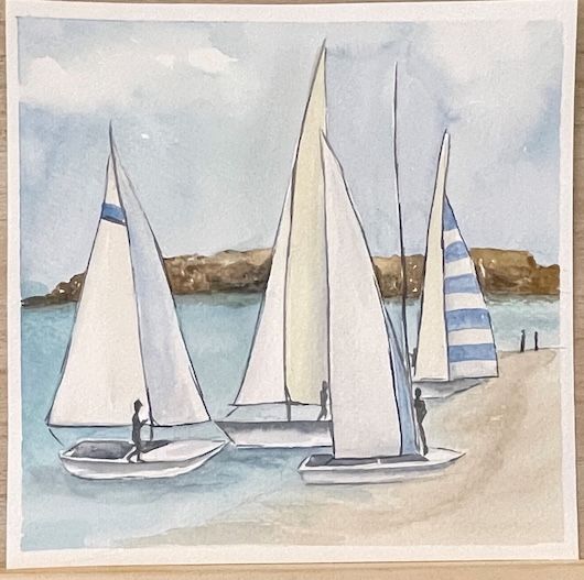 Sailing Through Spring Watercolor Workshop