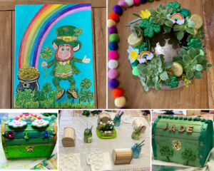 Art Therapy OC Saint Patrick's Day Family Craft