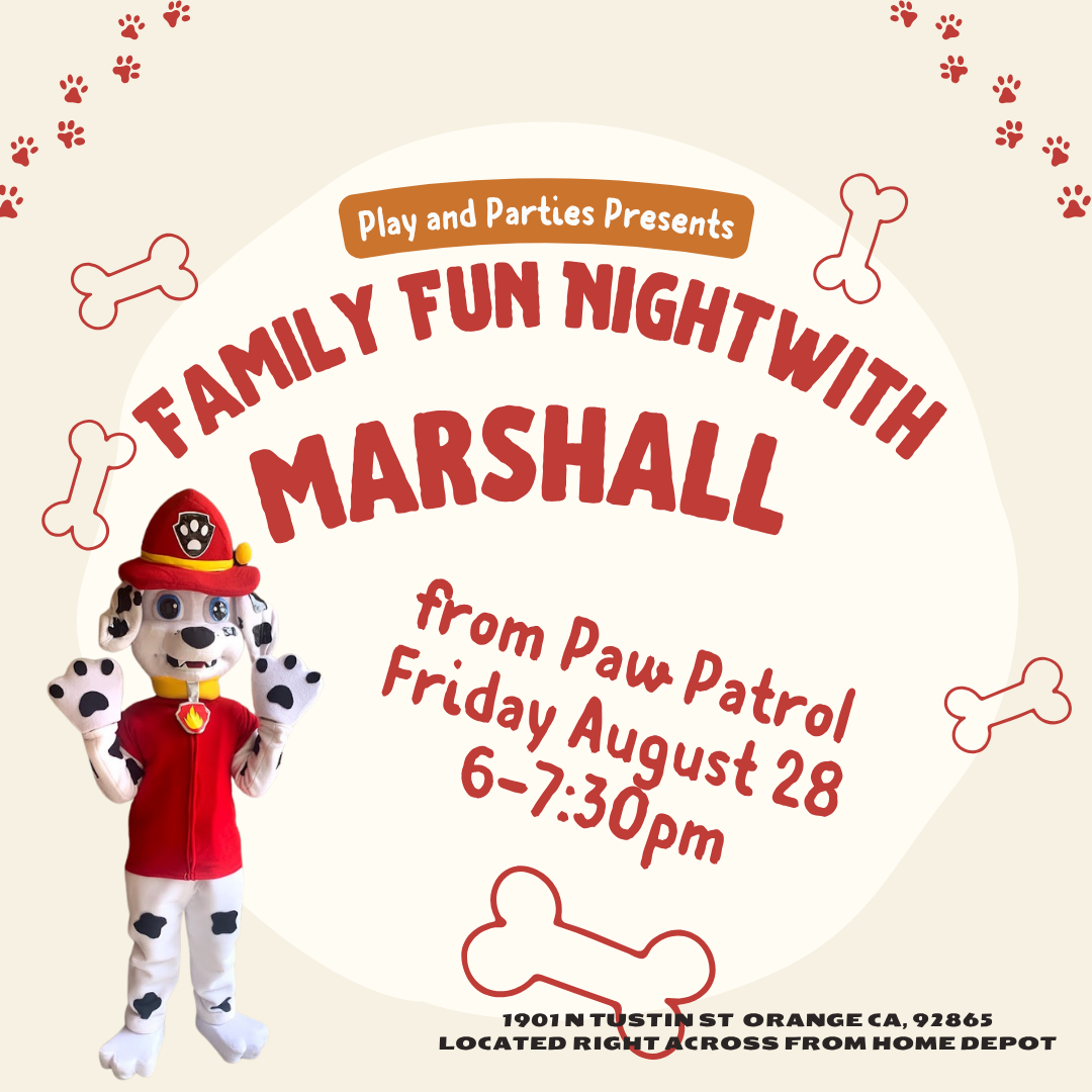 FAMILY FUN NIGHT WITH MARSHALL FROM PAW PATROL